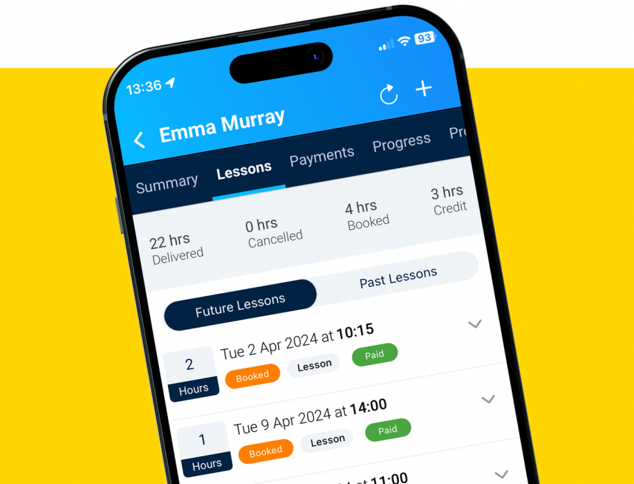 Driving Instructor App - Dedicated Driving School System