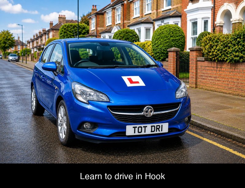 Learn to drive with driving lessons in Hook