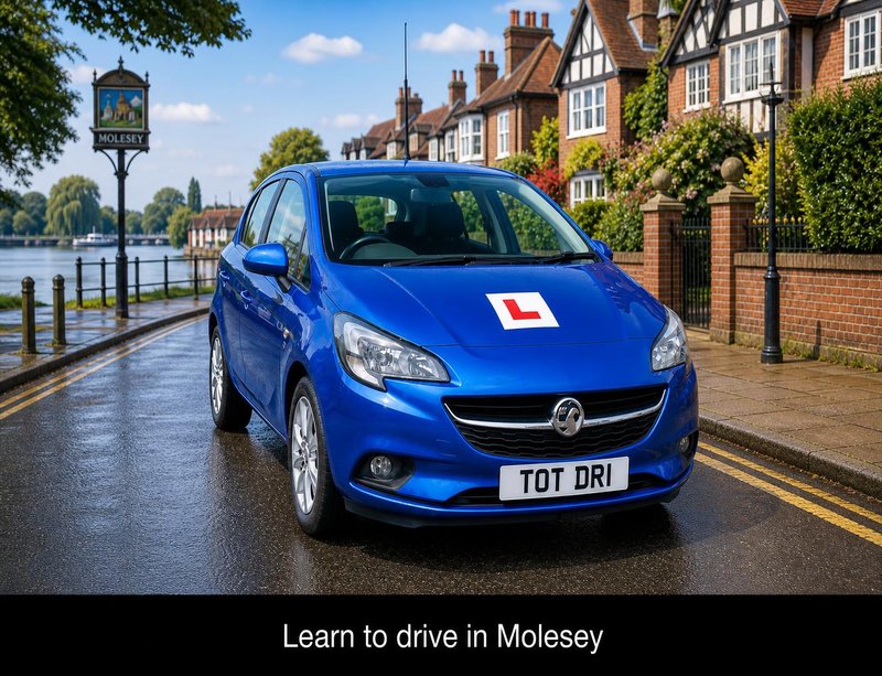 Learn to drive with driving lessons in Molesey